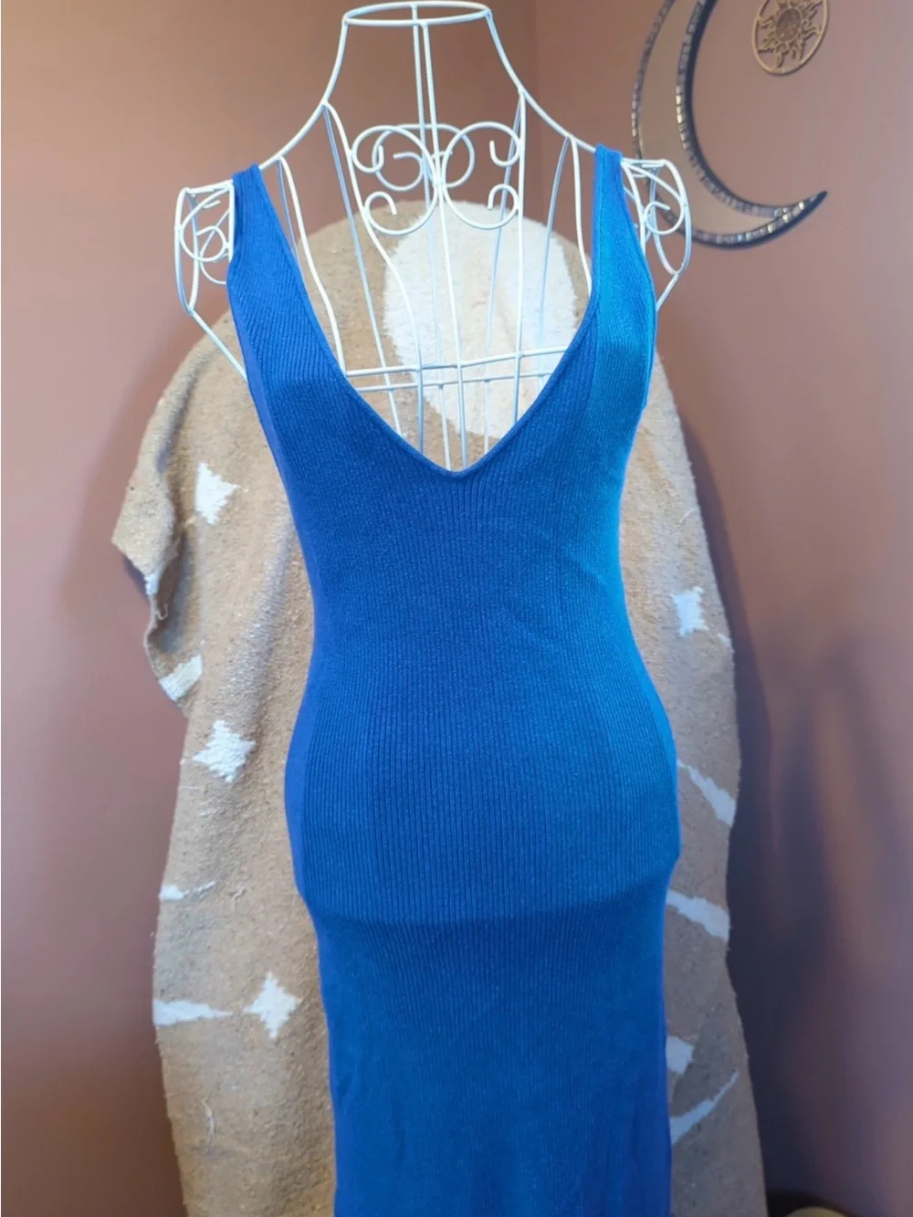 Free People Daniela Low-Back Sweater Midi Dress Size XS